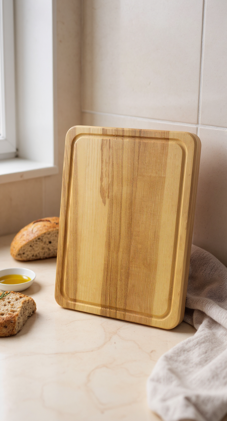 AI image 6 for Rustic Wooden Cutting Board